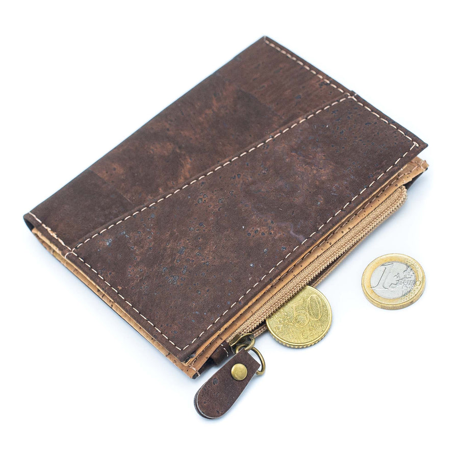 Brown Natural Cork Bifold Wallet