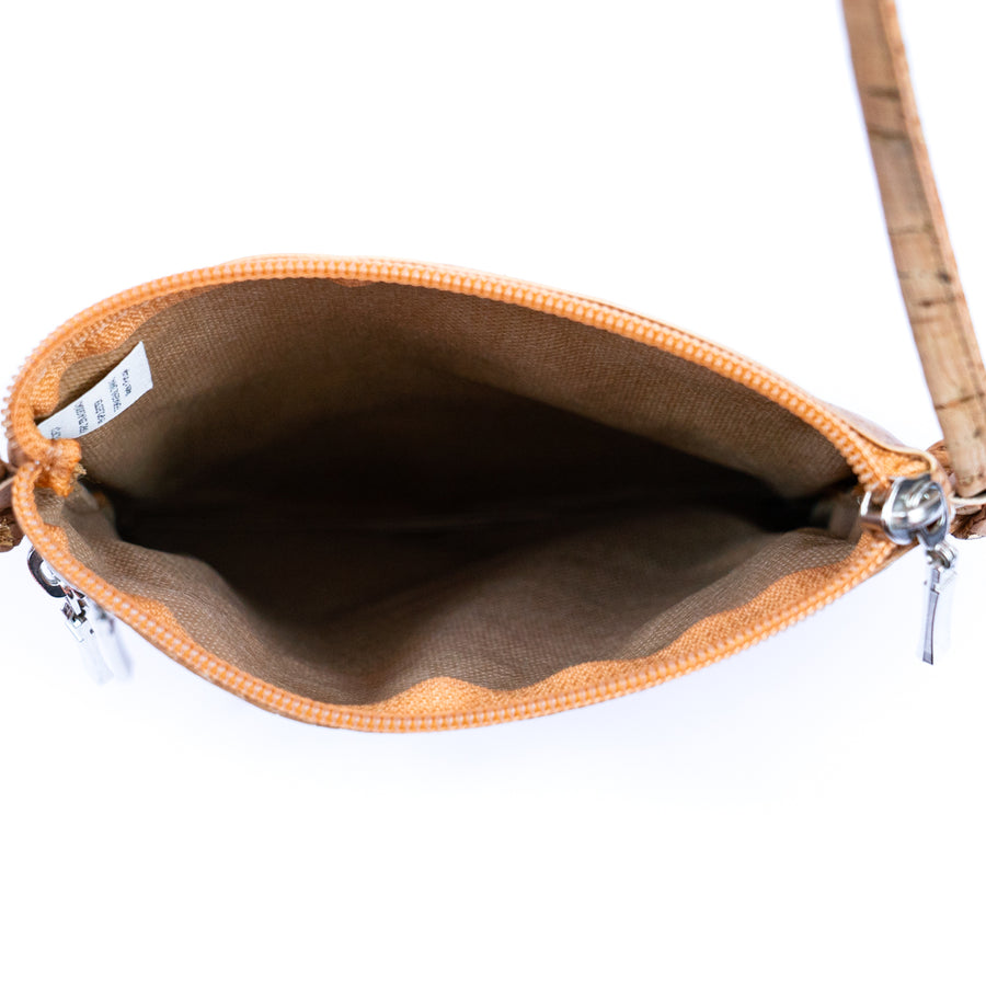 Daisy Flowers & Natural Cork Crossbody Bag