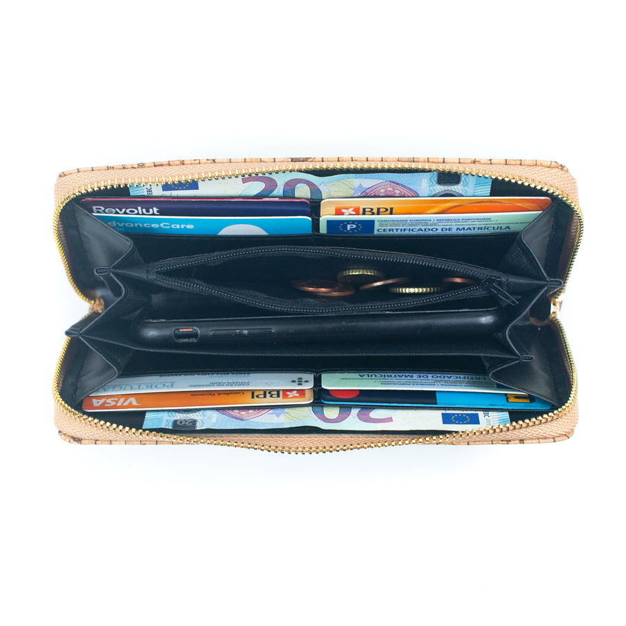 Natural Cork Long Purse