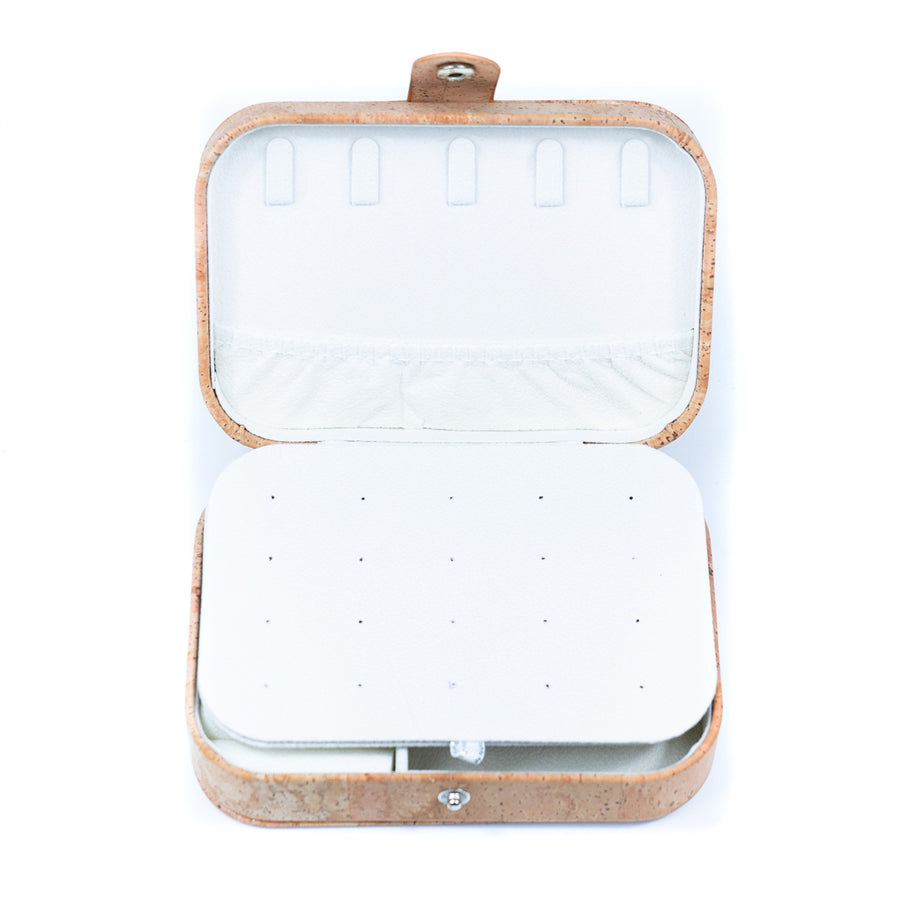 Daisy Natural Cork Jewellery Case