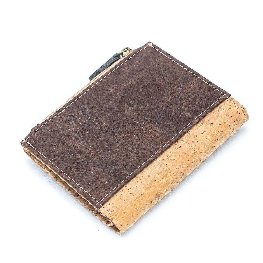 Brown & Natural Cork Bifold Wallet
