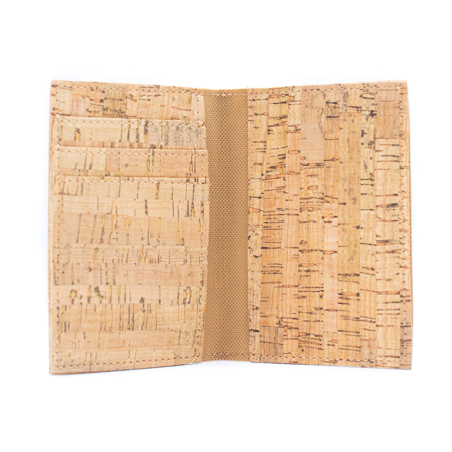 Portuguese Tiles Patterned Natural Cork Passport Holder